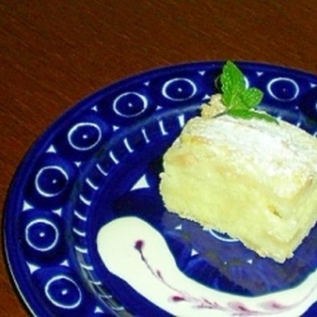 ヨーグルトポムポム・・・リンゴとヨーグルトのケーキ