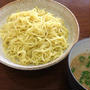 木の芽入りゴマだれで「和風ざるラーメン」