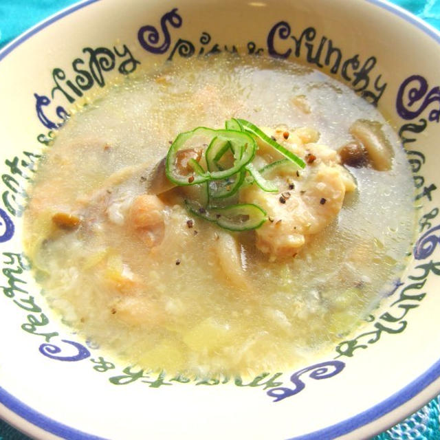 風邪に効く！とろ～りコラーゲンサムゲタン【参鶏湯】(レシピ付)