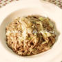 今年の年越しそばは、イタリア風！？じゃがいもとキャベツ入りチーズソースのお蕎麦