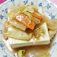 絹美人の野菜あんかけ