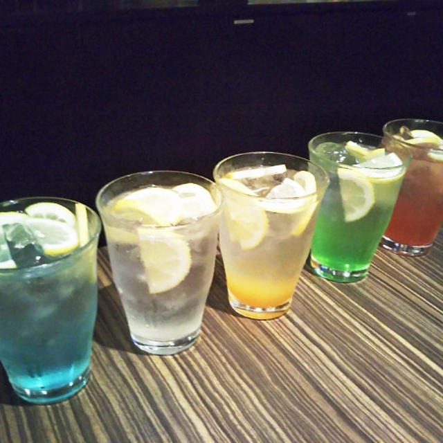 土間土間☆レサワ女子必見！インスタ映えする5色のカラフルレモンサワーがかわいい