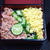塩鮭、オクラ、炒り卵の三色重　～「丼重シリーズ」その５