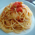 フルーツトマトのシャーベットカッペリーニで昼シャン