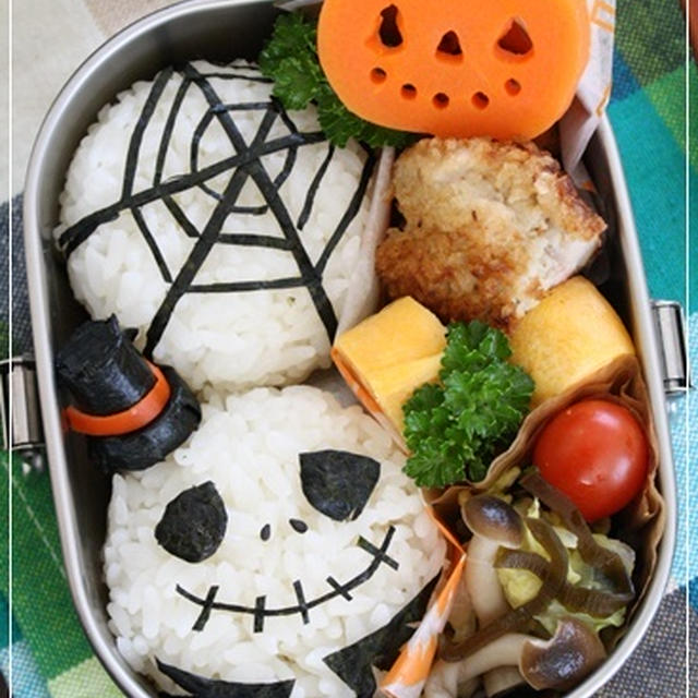 ジャックおにぎりdeハロウィン弁