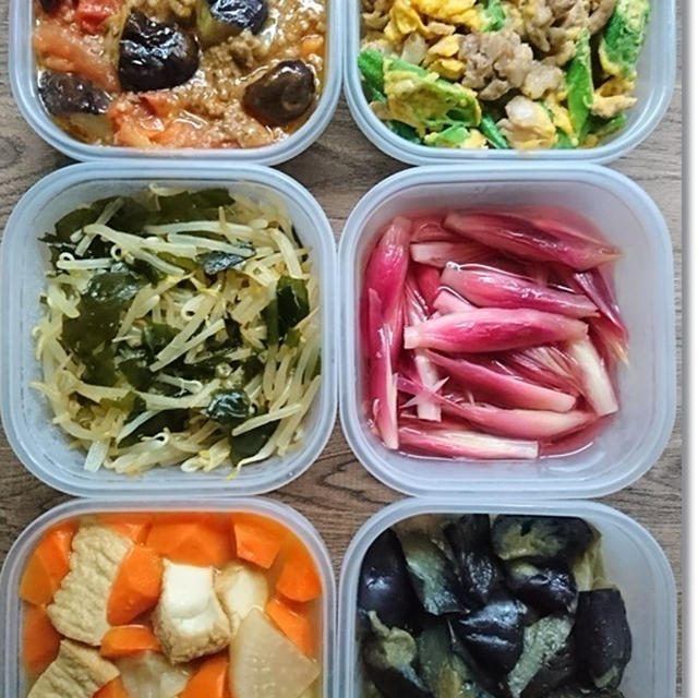 今週の常備菜☆まだ５月なのに…夏っぽい常備菜と姫の離乳食ストック