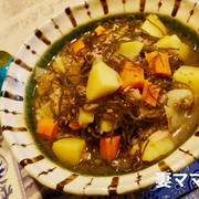 クミンが香る「切り昆布じゃがいも煮」♪ Simmered Kelp and Potato