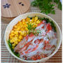 九州の・・・・蟹飯　蟹寿司?  蟹ちらし? お弁当に