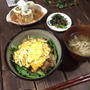 冷えて美味しさ半減したものを美味しくリメイク♡バッタバタの晩ごはん