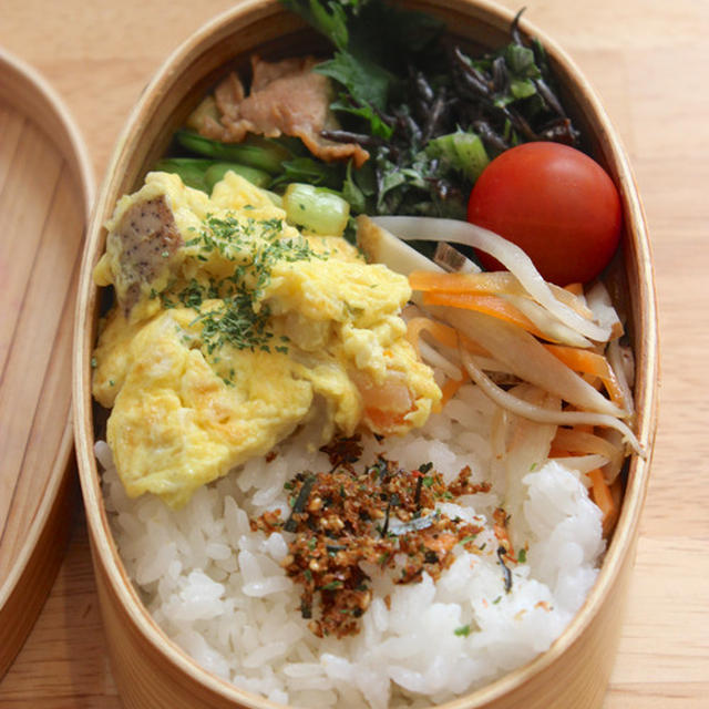 【　今日はひとり分のお弁当　】