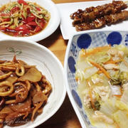 蒸しもの二種同時にチン