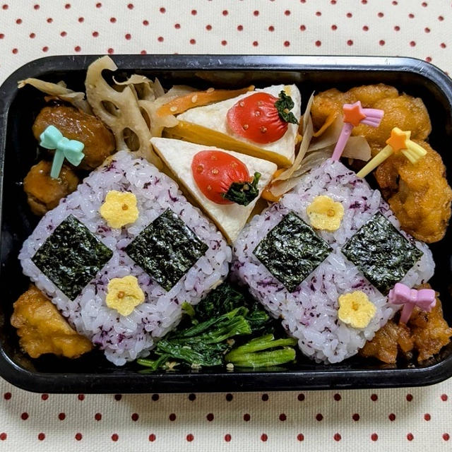 玉子焼deショートケーキ のお弁当