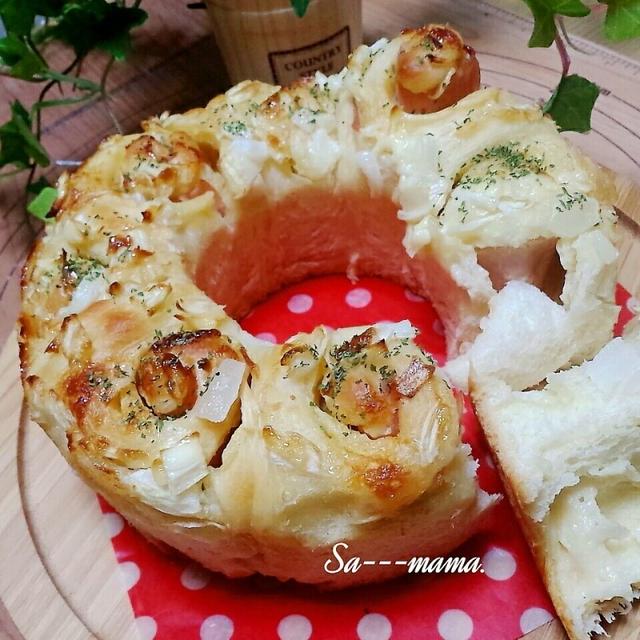 わが家のド定番♥チーズシートdeハムオニパン♥