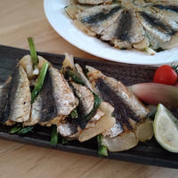 大分県産味一ねぎを使って☆小イワシと味一ねぎのカリッモチッチヂミ