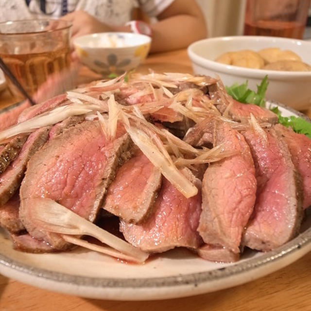 月いちは食べたい。ストウブでローストビーフ｜明日はFJツアー。清里「自然の森山荘」へ