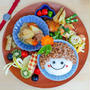 ワンプレート朝ごはん＊納豆ごはん