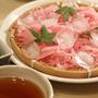 《居酒屋メニューde晩ご飯》秋田小町麺／赤魚の煮付け／野菜天