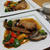 ■時間がなかったから炒めて晩ごはん。　とフォアグラ丼でしめてみた。