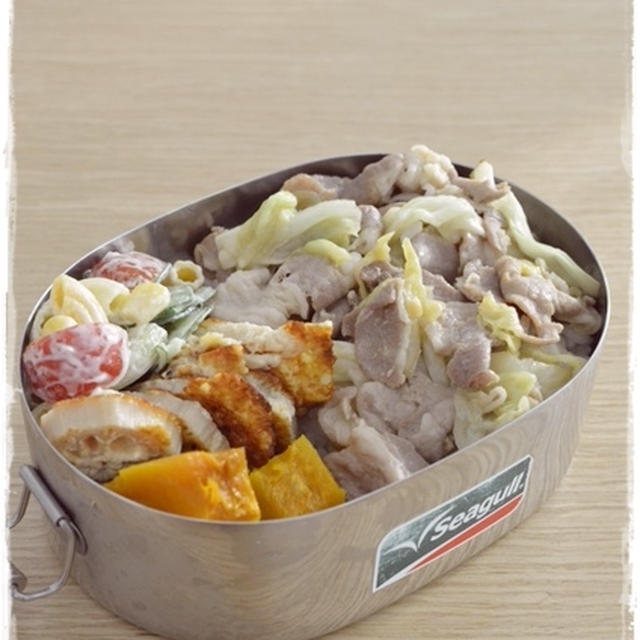 【回鍋肉風弁当、とびっくりしたこと】