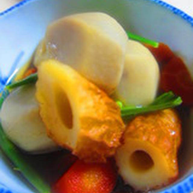 里芋と竹輪の煮物 レシピブログ