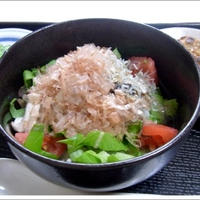 焼きさんまの白だし茶漬け丼