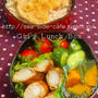 女子高生のお弁当（しらたきの肉巻きと豚肉オニオンソテ?）