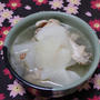 魚醤の旨みを心ゆくまで味わおう！！大根と鶏肉のしょっつる風味スープ