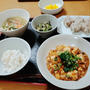 中華な一汁三菜の晩ごはん