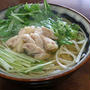 徳島の半田そうめんで「鶏水菜にゅうめん」