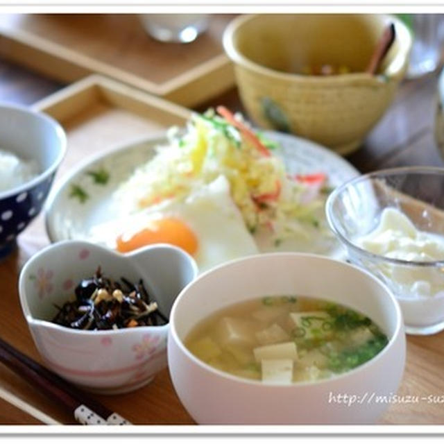 休日の朝ごはん