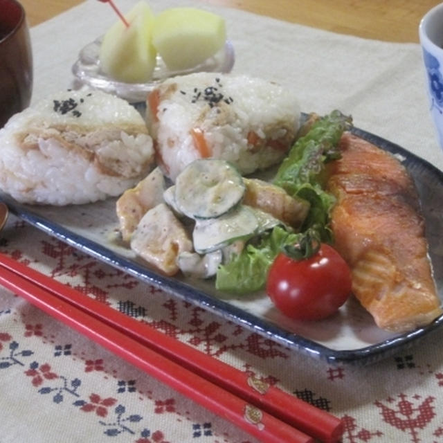 美味しいおにぎりで朝ご飯☆