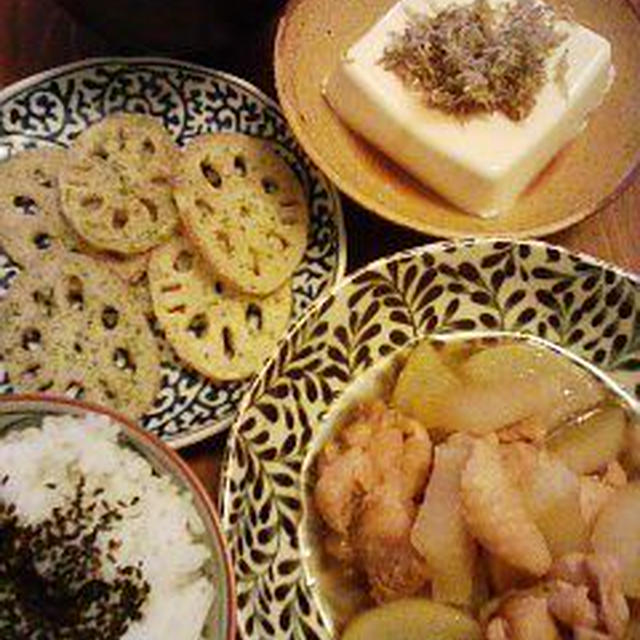 [ごはんとおかず]鶏大根煮とか