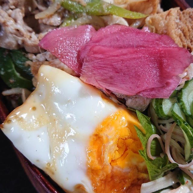 豚肉の炒め物弁当