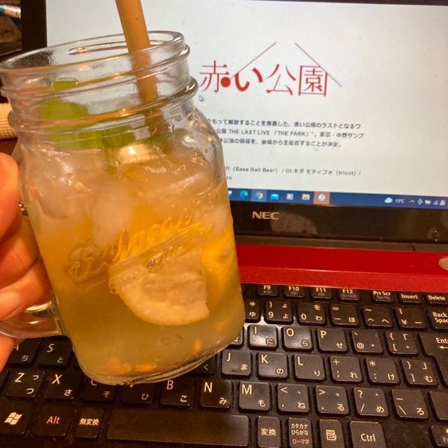 今日の1杯☆白ワインレモネード　と、ハマってるもの