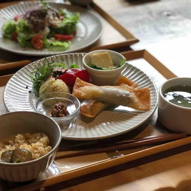 カフェ・スローのヴィーガンランチ