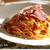 生ハムとキャベツのトマトソースパスタ♪