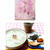 春の桜七草粥家族はお粥が苦手なのでレトルトの白粥とフリーズドライの七草&桜の塩漬け...