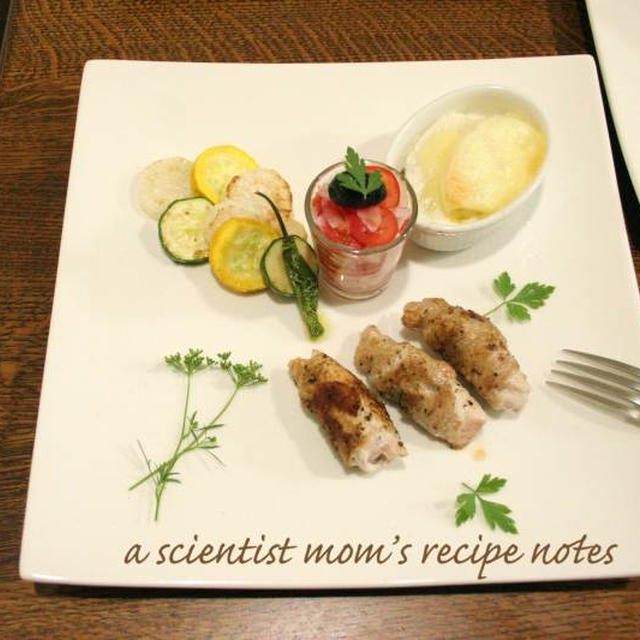 昨夜の晩ごはんレシピ～盛り付けでグレードアップ？