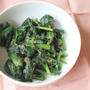 ”フライパン”を使って一気茹で！ほうれん草と麺つゆの鰹節和え