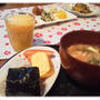 今朝もしっかり朝ごはん♪