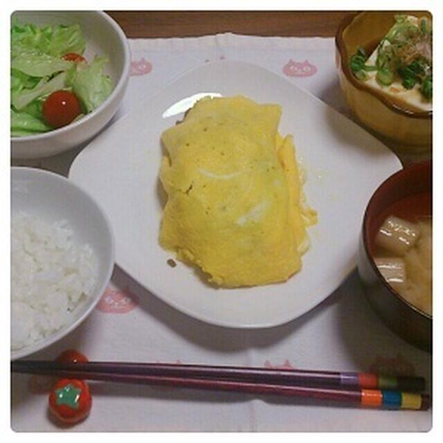 野菜たっぷり！我が家のオムレツ