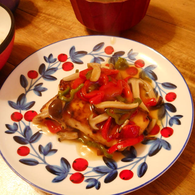 メカジキの野菜あんかけ