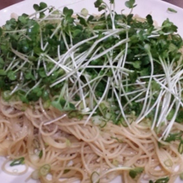 ネギとアンチョビのパスタ