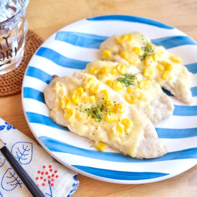 ささみのマヨコーンチーズ添えｰ簡単✻時短✻お弁当