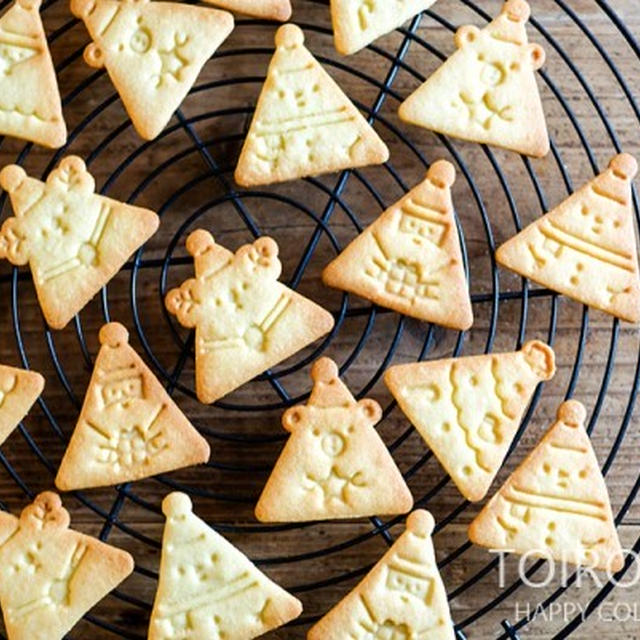 クリスマスのさんかくクッキーと、今日のレシピ