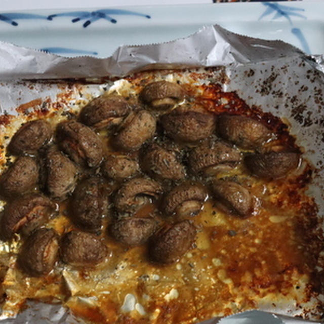 マッシュルームのバターニンニク醬油焼き★★★