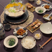 鱈のお鍋と、焼き鳥とかの夜ごはん