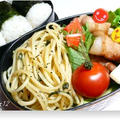 ０３１２☆豚バラくるくる巻き＆パスタ・・・お弁当♪