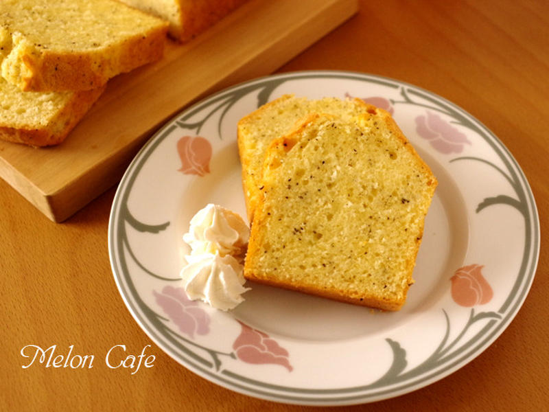 アールグレイの紅茶パウンド☆簡単シンプル、混ぜて焼くだけ簡単ケーキ