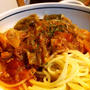トマトパスタとぐるぐるかつ